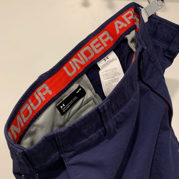 Under Armour Navy Blue Golf Pants - Picture 4 of 6